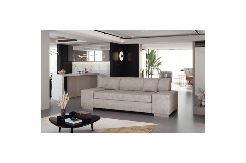 Sohva Eltap Porto - Dora 21, Beige, 3210x92x73 cm - Huonekalut - Sohva - Vuodesohva