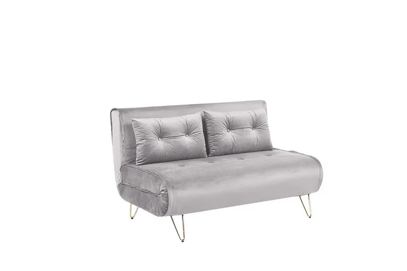 Sohva Vestfold 2:n ist Sametti - Harmaa - Huonekalut - Sohva - Vuodesohva