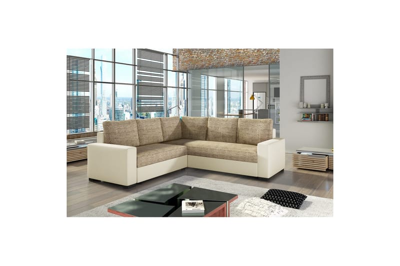Sohvaosa Eltap Canis 235x235x89 cm - Berlin 03, Soft 33, Beige - Huonekalut - Sohva - Vuodesohva