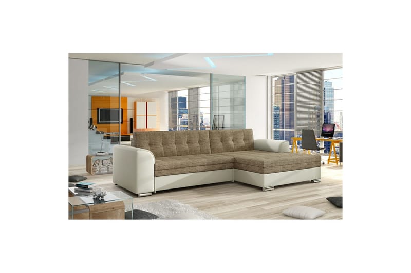 Sohvaosa Eltap Conforti 275x165x78 cm - Berlin 03, Soft 33, Beige, Oikea - Huonekalut - Sohva - Vuodesohva