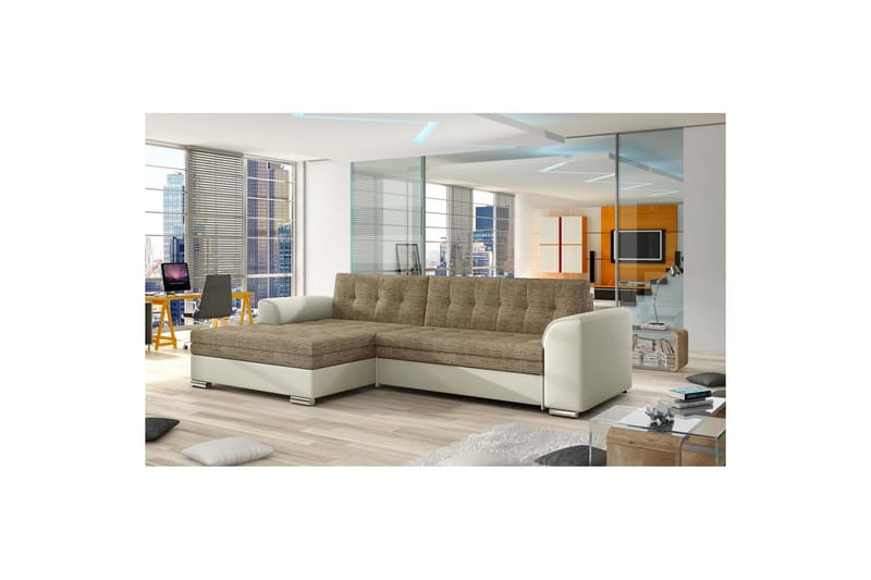 Sohvaosa Eltap Conforti 275x165x78 cm - Berlin 03, Soft 33, Beige, Vasen - Huonekalut - Sohva - Vuodesohva