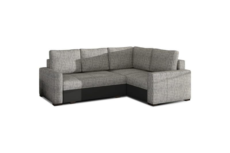 Sohvaosa Eltap Corona 235x162x90 cm - Berlin 01, Soft 11, Harmaa, Musta, Oikea - Huonekalut - Sohva - Vuodesohva