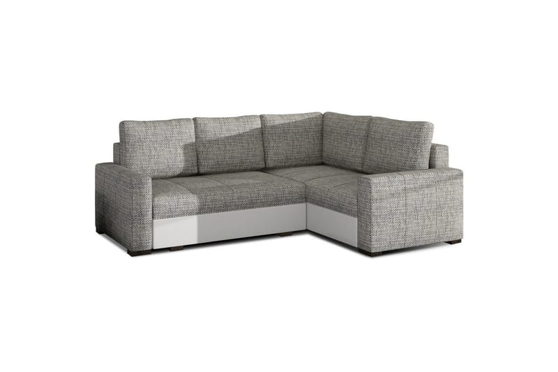 Sohvaosa Eltap Corona 235x162x90 cm - Berlin 01, Soft 17, Harmaa, Valkoinen, Oikea - Huonekalut - Sohva - Vuodesohva