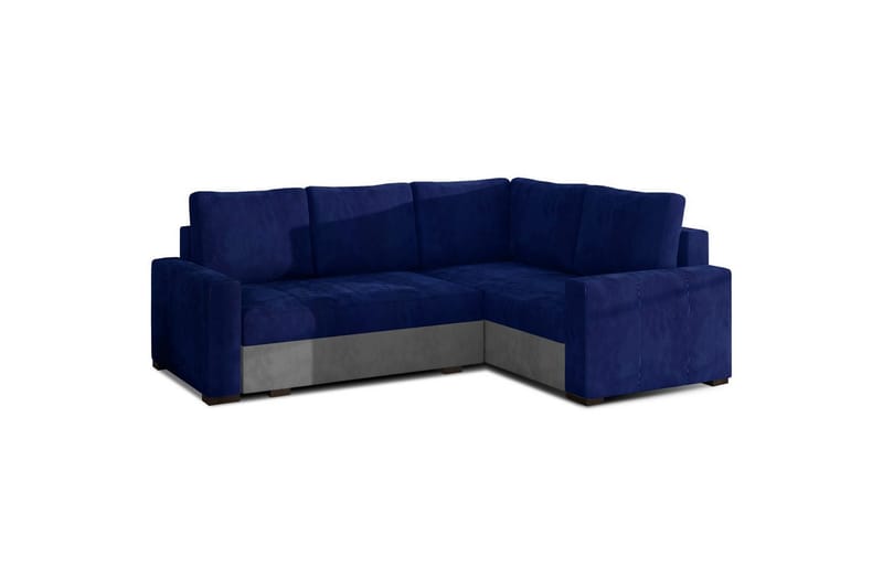 Sohvaosa Eltap Corona 235x162x90 cm - Kronos 09, Paros 05, Tummansininen, Vaaleanharmaa, Oikea - Huonekalut - Sohva - Vuodesohva