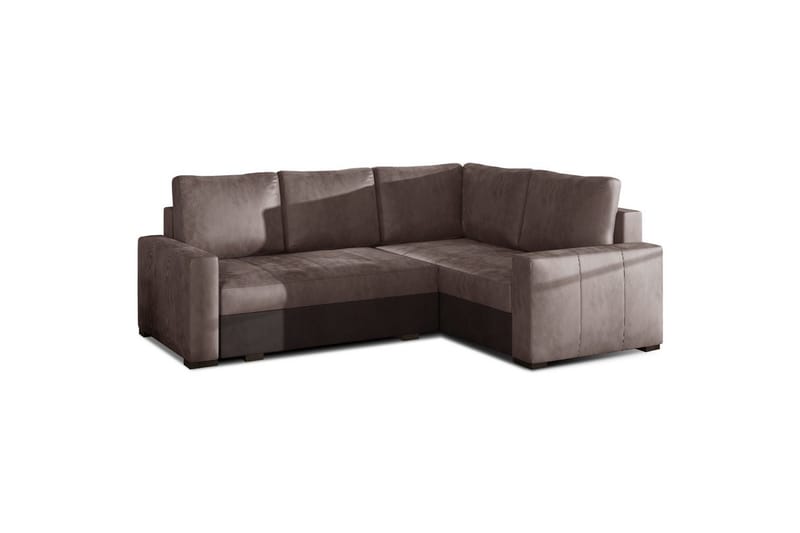 Sohvaosa Eltap Corona 235x162x90 cm - Monolith 09, Monolith 29, Tummanbeige, Ruskea, Oikea - Huonekalut - Sohva - Vuodesohva