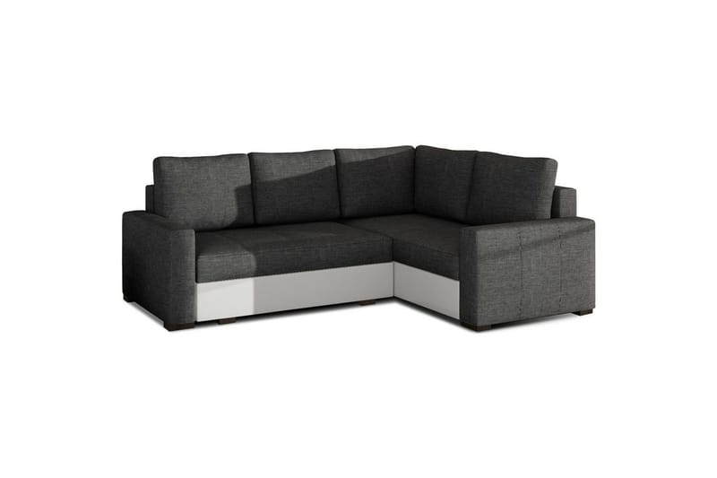 Sohvaosa Eltap Corona 235x162x90 cm, Sawana 05, Soft 17, Harmaa, Valkoinen, Oikea