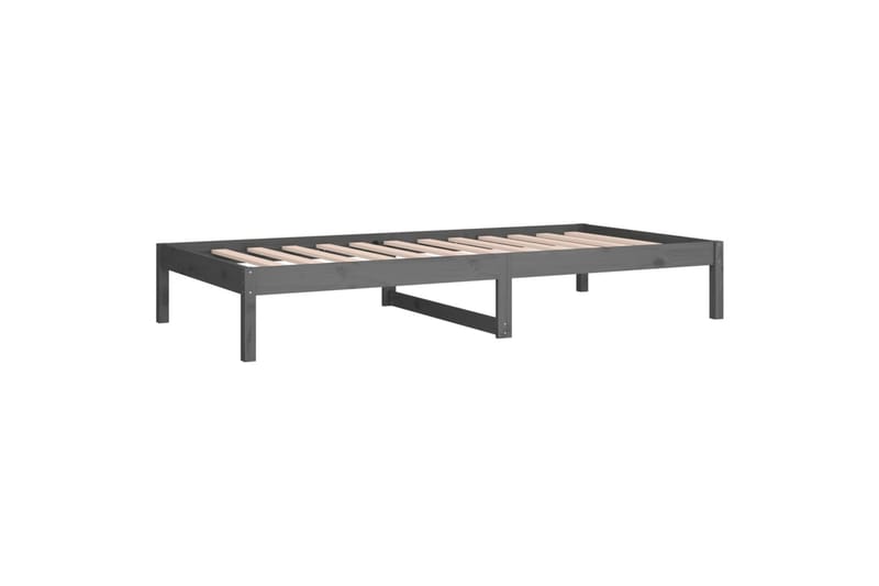 Sohvasänky harmaa 90x190 cm 3FT Single täysi mänty - Harmaa - Huonekalut - Sohva - Sohvasängyt