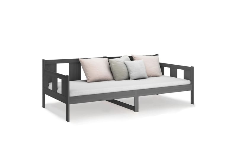 Sohvasänky harmaa täysi mänty 80x200 cm - Harmaa - Huonekalut - Sohva - Sohvasängyt