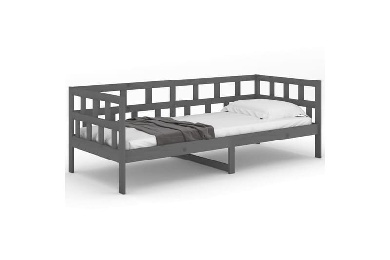 Sohvasänky harmaa täysi mänty 90x190 cm - Harmaa - Huonekalut - Sohva - Sohvasängyt