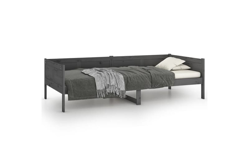 Sohvasänky harmaa täysi mänty 90x190 cm - Harmaa - Huonekalut - Sohva - Vuodesohva