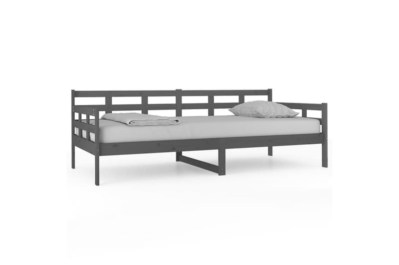 Sohvasänky harmaa täysi mänty 90x200 cm - Harmaa - Huonekalut - Sohva - Sohvasängyt