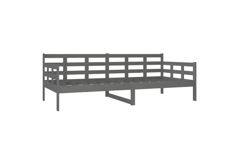 Sohvasänky harmaa täysi mänty 90x200 cm - Harmaa - Huonekalut - Sohva - Sohvasängyt