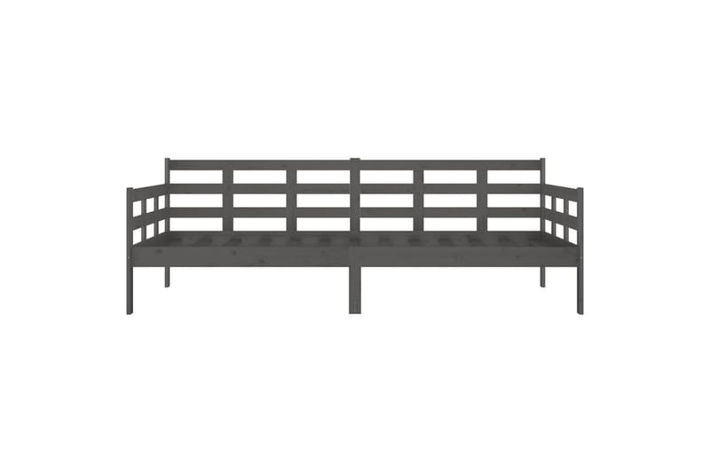 Sohvasänky harmaa täysi mänty 90x200 cm - Harmaa - Huonekalut - Sohva - Sohvasängyt