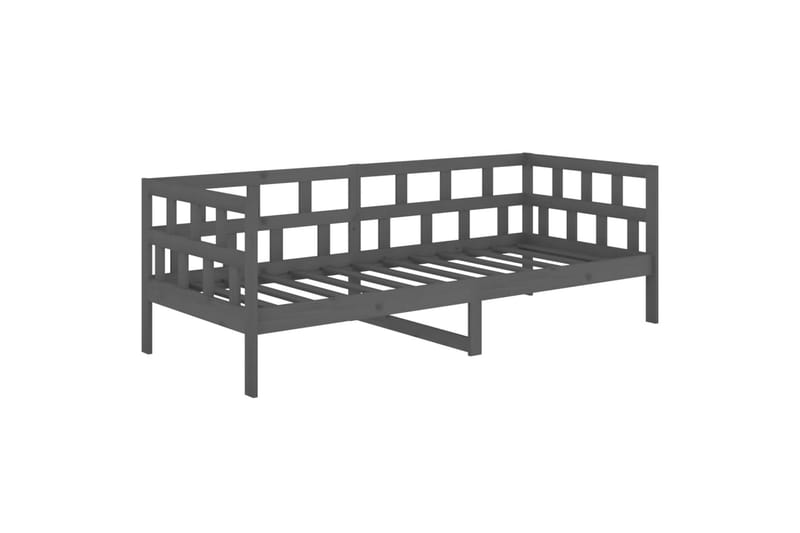 Sohvasänky harmaa täysi mänty 90x200 cm - Harmaa - Huonekalut - Sohva - Vuodesohva