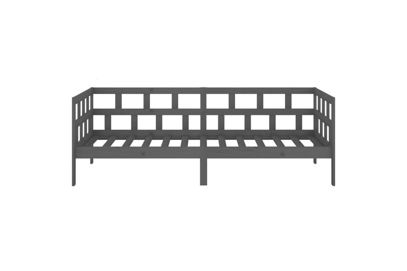 Sohvasänky harmaa täysi mänty 90x200 cm - Harmaa - Huonekalut - Sohva - Vuodesohva