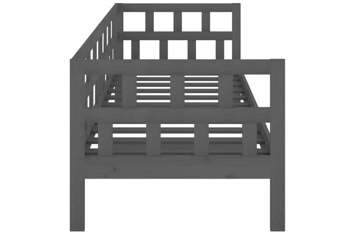 Sohvasänky harmaa täysi mänty 90x200 cm - Harmaa - Vuodesohva