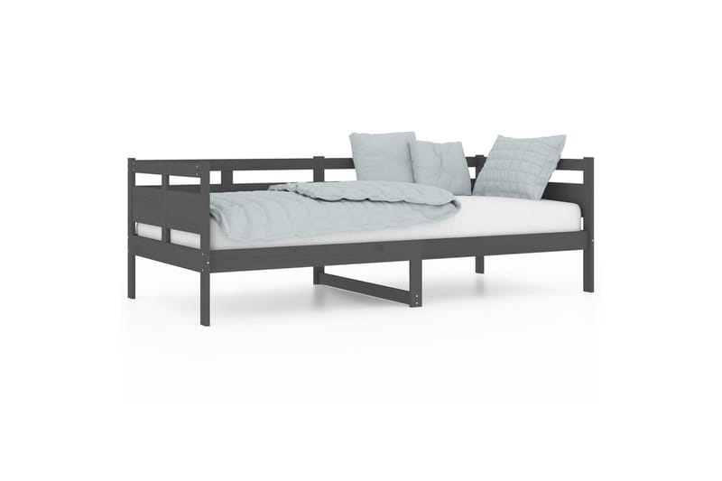 Sohvasänky harmaa täysi mänty 90x200 cm - Harmaa - Huonekalut - Sohva - Sohvasängyt