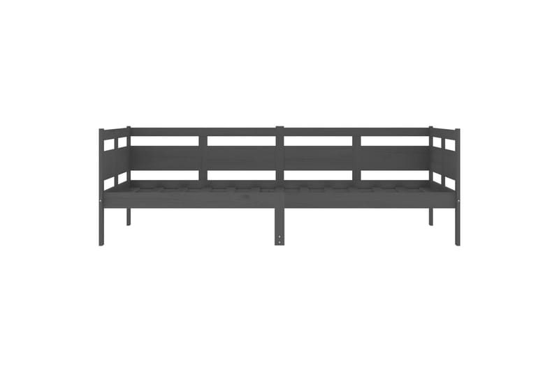 Sohvasänky harmaa täysi mänty 90x200 cm - Harmaa - Huonekalut - Sohva - Sohvasängyt