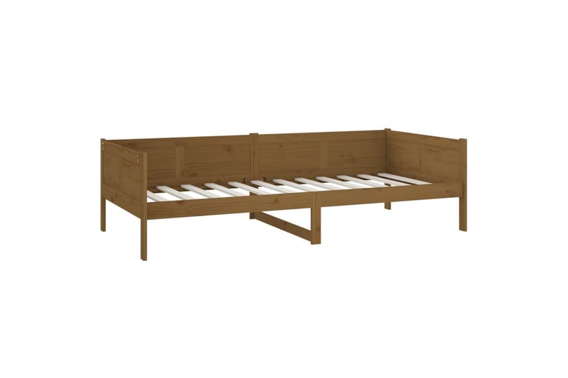 Sohvasänky hunajanruskea täysi mänty 80x200 cm - Ruskea - Huonekalut - Sohva - Sohvasängyt