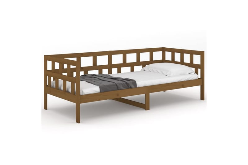 Sohvasänky hunajanruskea täysi mänty 80x200 cm - Ruskea - Huonekalut - Sohva - Vuodesohva