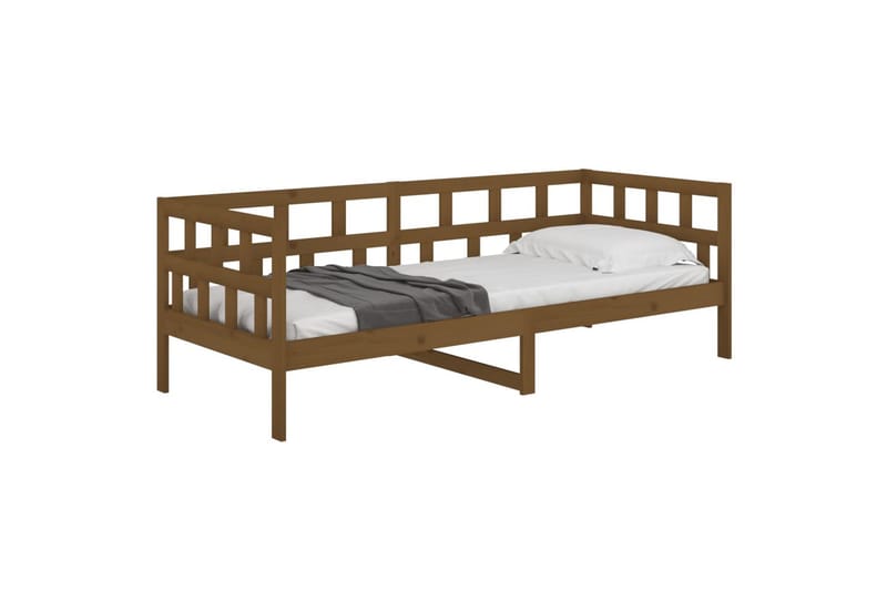 Sohvasänky hunajanruskea täysi mänty 80x200 cm - Ruskea - Huonekalut - Sohva - Vuodesohva