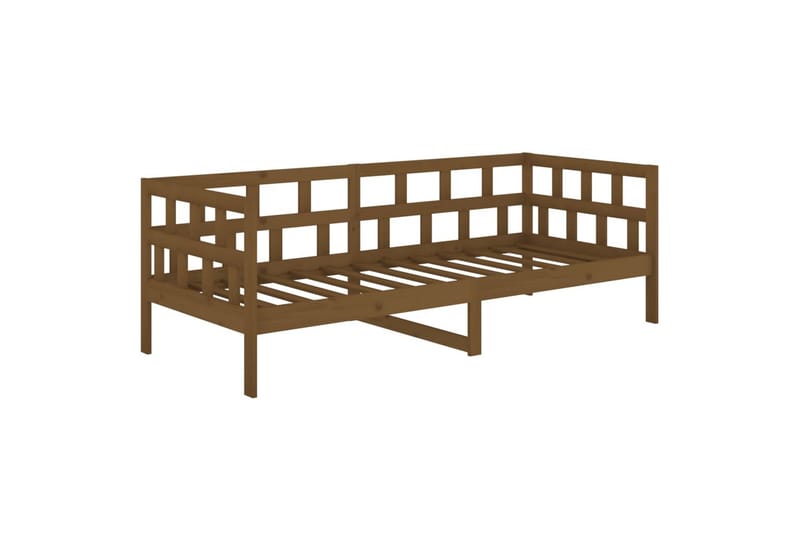 Sohvasänky hunajanruskea täysi mänty 80x200 cm - Ruskea - Huonekalut - Sohva - Vuodesohva