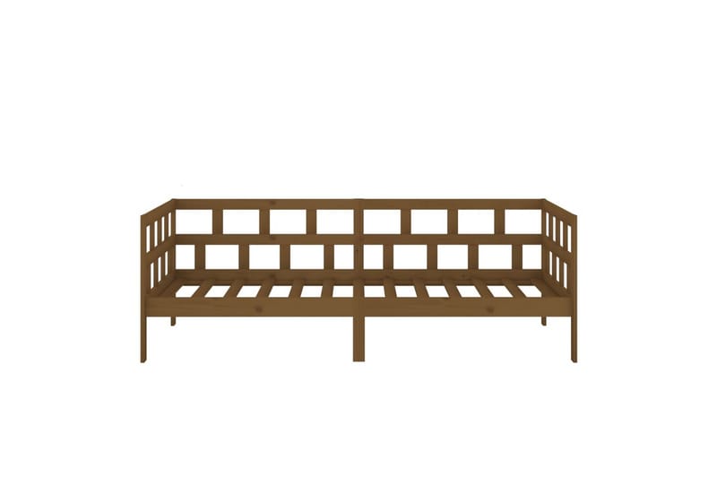 Sohvasänky hunajanruskea täysi mänty 80x200 cm - Ruskea - Huonekalut - Sohva - Vuodesohva