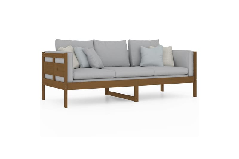 Sohvasänky hunajanruskea täysi mänty 80x200 cm - Ruskea - Huonekalut - Sohva - Vuodesohva