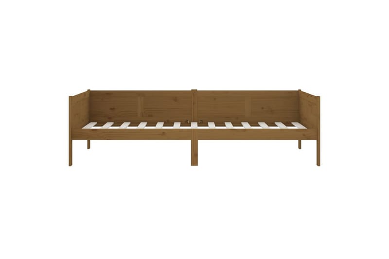Sohvasänky hunajanruskea täysi mänty 90x190 cm - Ruskea - Huonekalut - Sohva - Sohvasängyt
