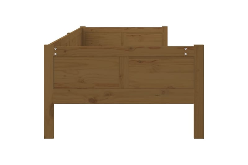 Sohvasänky hunajanruskea täysi mänty 90x190 cm - Ruskea - Huonekalut - Sohva - Sohvasängyt
