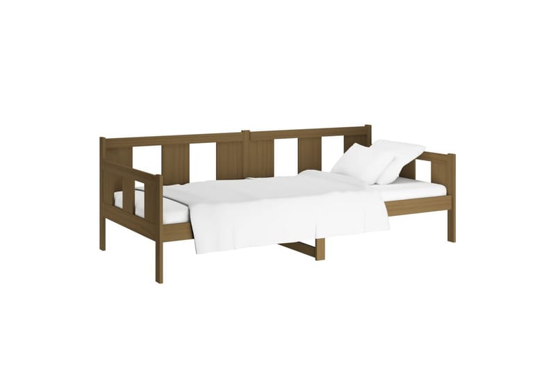 Sohvasänky hunajanruskea täysi mänty 90x190 cm - Ruskea - Huonekalut - Sohva - Vuodesohva