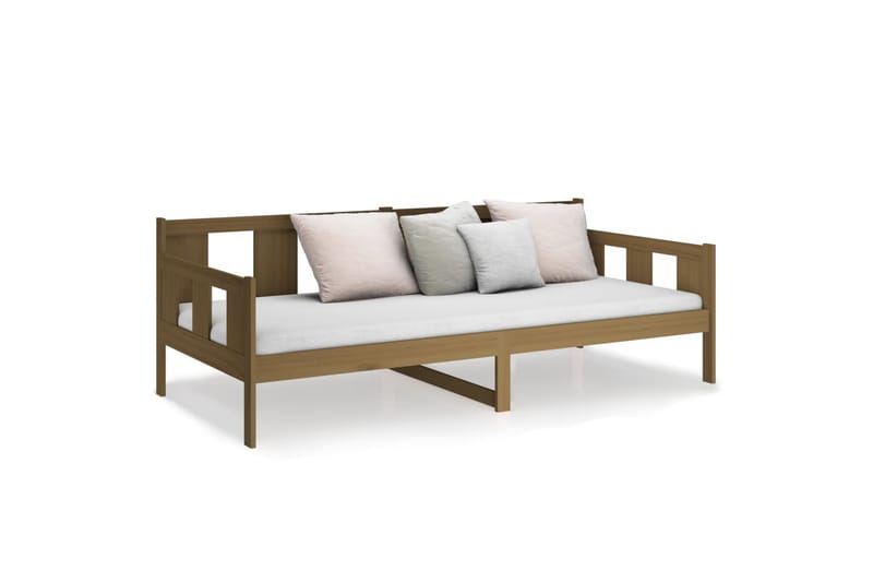 Sohvasänky hunajanruskea täysi mänty 90x190 cm - Ruskea - Huonekalut - Sohva - Vuodesohva
