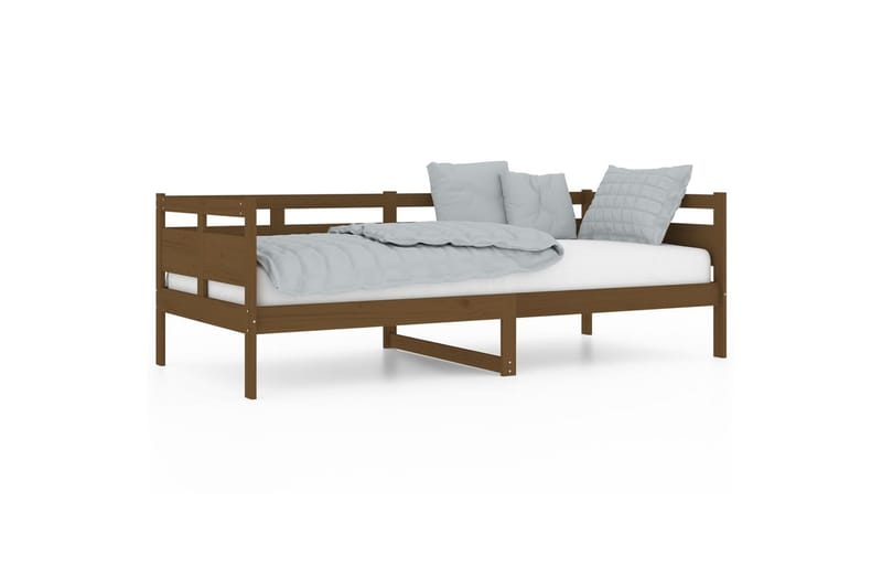 Sohvasänky hunajanruskea täysi mänty 90x200 cm - Ruskea - Huonekalut - Sohva - Vuodesohva