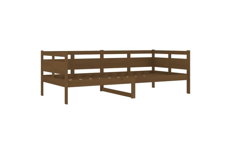 Sohvasänky hunajanruskea täysi mänty 90x200 cm - Ruskea - Huonekalut - Sohva - Vuodesohva