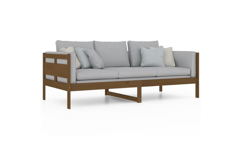 Sohvasänky hunajanruskea täysi mänty 90x200 cm - Ruskea - Huonekalut - Sohva - Vuodesohva