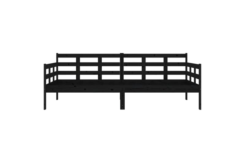 Sohvasänky musta täysi mänty 90x190 cm - Musta - Huonekalut - Sohva - Sohvasängyt