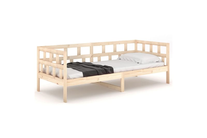 Sohvasänky täysi mänty 90x190 cm - Ruskea - Huonekalut - Sohva - Sohvasängyt