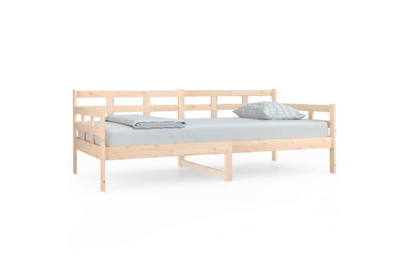 Sohvasänky täysi mänty 90x190 cm - Ruskea - Huonekalut - Sohva - Sohvasängyt
