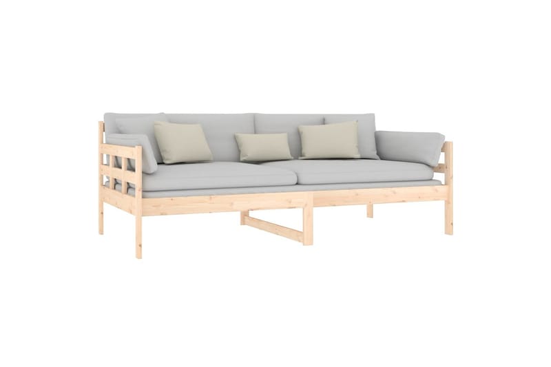 Sohvasänky täysi mänty 90x190 cm - Ruskea - Huonekalut - Sohva - Sohvasängyt