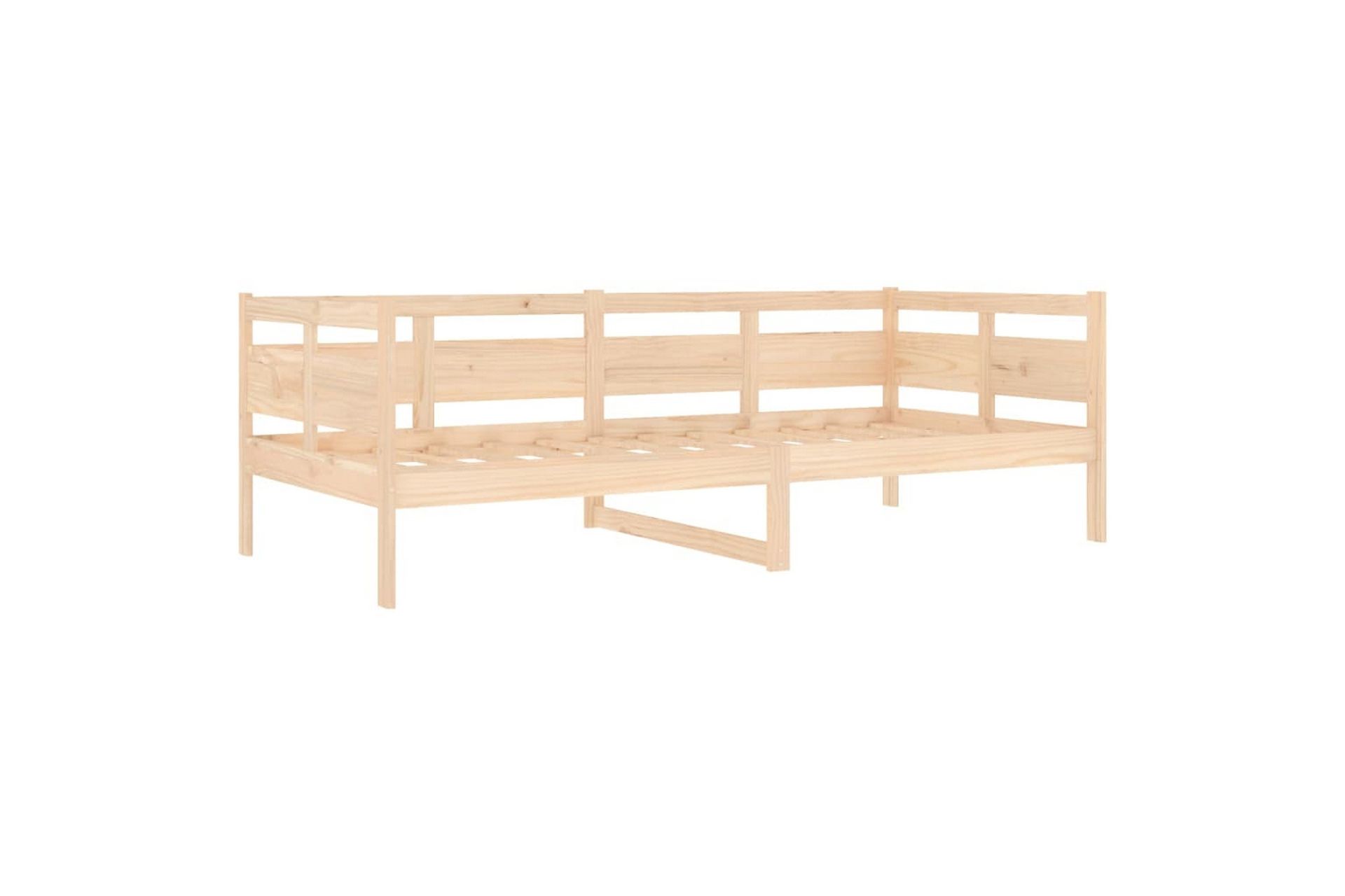 Sohvasänky täysi mänty 90x200 cm - Ruskea - Huonekalut - Sohva - Sohvasängyt