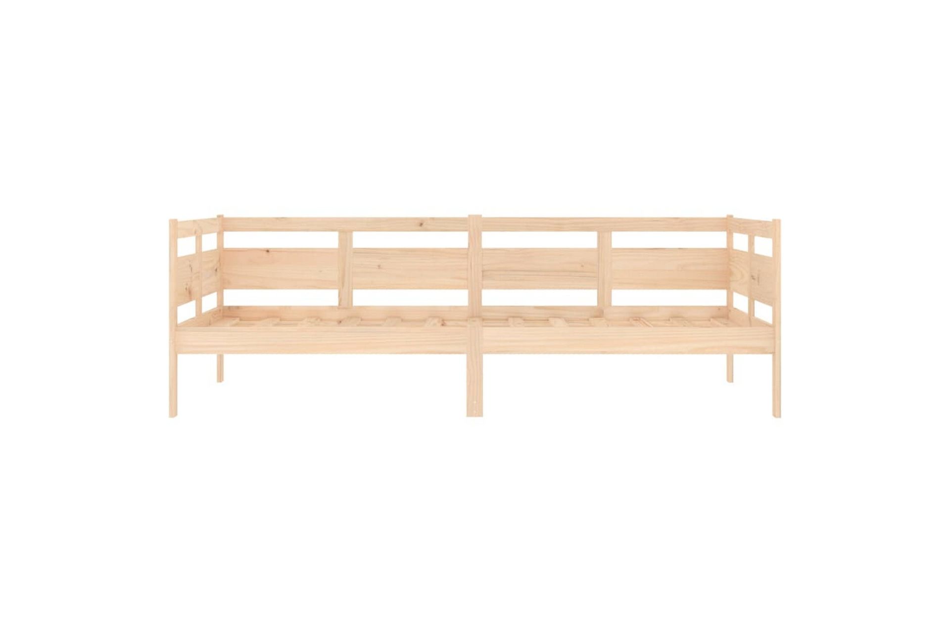 Sohvasänky täysi mänty 90x200 cm - Ruskea - Huonekalut - Sohva - Sohvasängyt