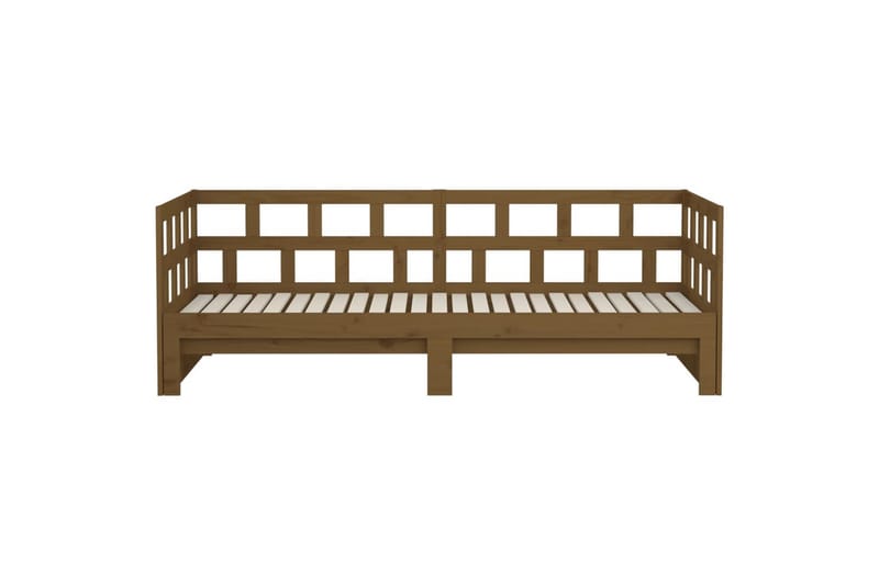 Sohvasänky ulosvedettävä hunajanrusk. täysi mänty 2x(90x190) - Ruskea - Huonekalut - Sohva - Sohvasängyt