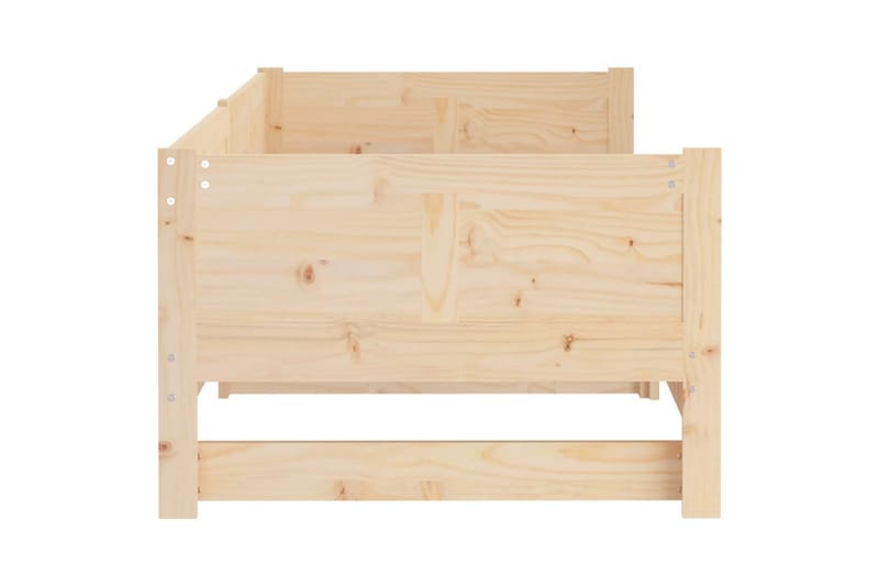 Sohvasänky ulosvedettävä täysi mänty 2x (80x200) cm - Ruskea - Huonekalut - Sohva - Vuodesohva