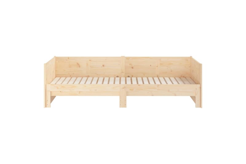 Sohvasänky ulosvedettävä täysi mänty 2x (90x190) cm - Ruskea - Huonekalut - Sohva - Sohvasängyt
