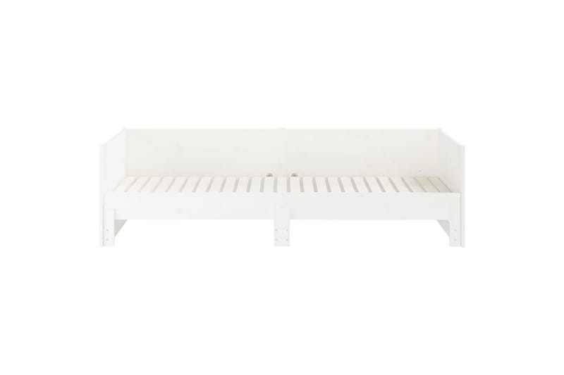 Sohvasänky ulosvedettävä valkoinen täysi mänty 2x (80x200) c - Valkoinen - Huonekalut - Sohva - Sohvasängyt