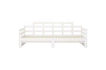 Sohvasänky ulosvedettävä valkoinen täysi mänty 2x (90x200) c - Valkoinen - Huonekalut - Sohva - Sohvasängyt