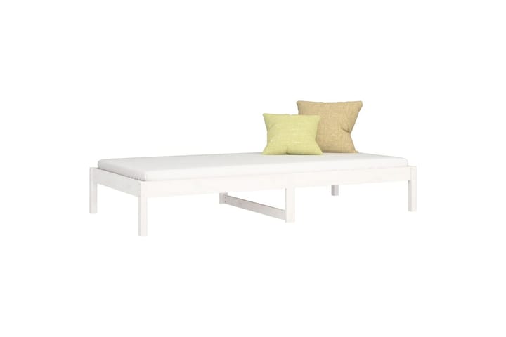 Sohvasänky valkoinen 90x190 cm 3FT Single täysi mänty - Valkoinen - Vuodesohva