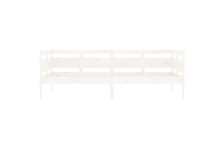 Sohvasänky valkoinen täysi mänty 90x190 cm - Valkoinen - Vuodesohva