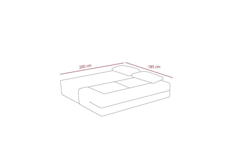Solin Vuodesohva 2-sits - Ruskea - Huonekalut - Sohva - Vuodesohva
