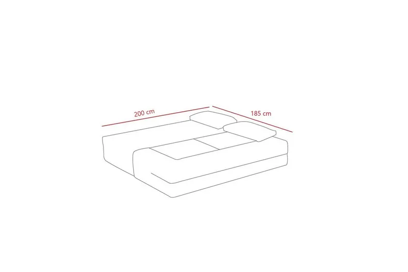 Solin Vuodesohva 2-sits - Vihreä - Huonekalut - Sohva - Vuodesohva